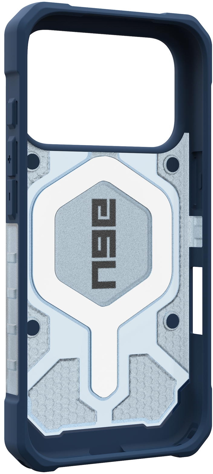 UAG Pathfinder Clear с MagSafe для iPhone 17 Pro Max, прозрачно/голубой (Active Blues Lanyard) 1145521BV03