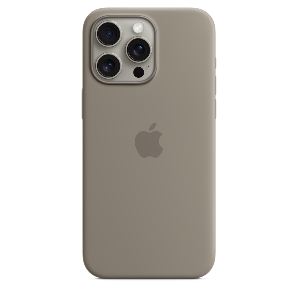 Чехол Apple iPhone 15 Pro Max Silicone Case с MagSafe, Clay (MT1Q3)