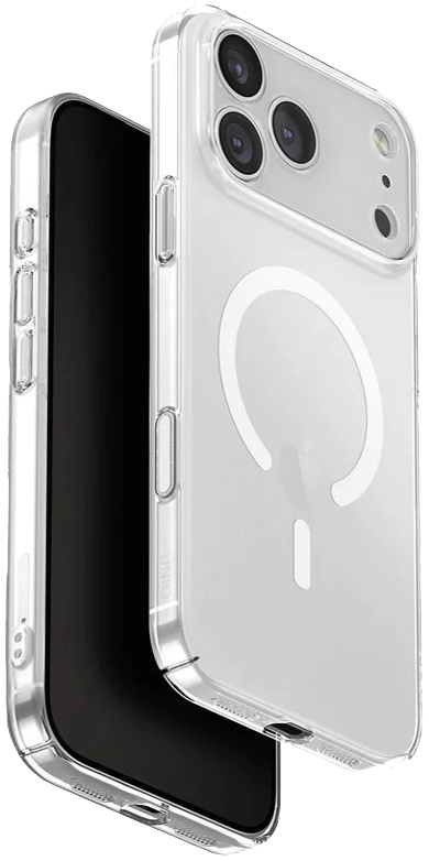 Чехол Uniq AirSuit с MagSafe для iPhone 17 Pro, прозрачный (IP6.3P(2025)-ASMGCLRW)