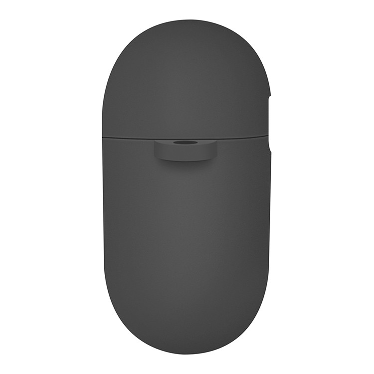 Чехол + карабин Uniq NEXO Liquid silicone для AirPods 4, черный (AIRPODS(2024)-NEXOBLK)
