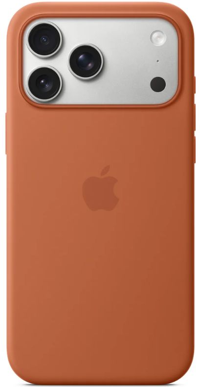 Apple Silicone Case с MagSafe для iPhone 17 Pro, коричневый (Terra Cotta) MGFJ4FE/A