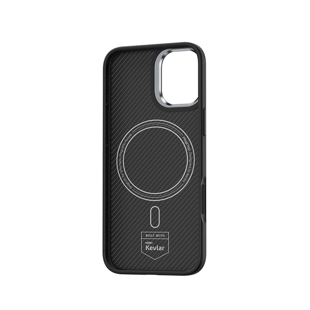 Чехол усиленный Benks ArmorPro Case built with Kevlar 600D для iPhone 16, черный (C.K.FL.AP.BK.A063)