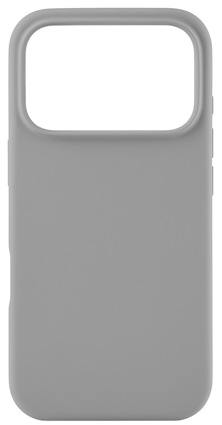 Чехол uBear Touch Mag Case с MagSafe  для iPhone 17 Pro (силикон, софт-тач), светло-серый (CS557LG63PTH-I25M)