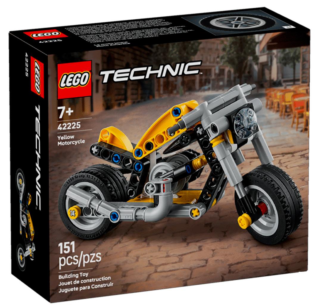 Конструктор LEGO Technic 42225 Жёлтый мотоцикл