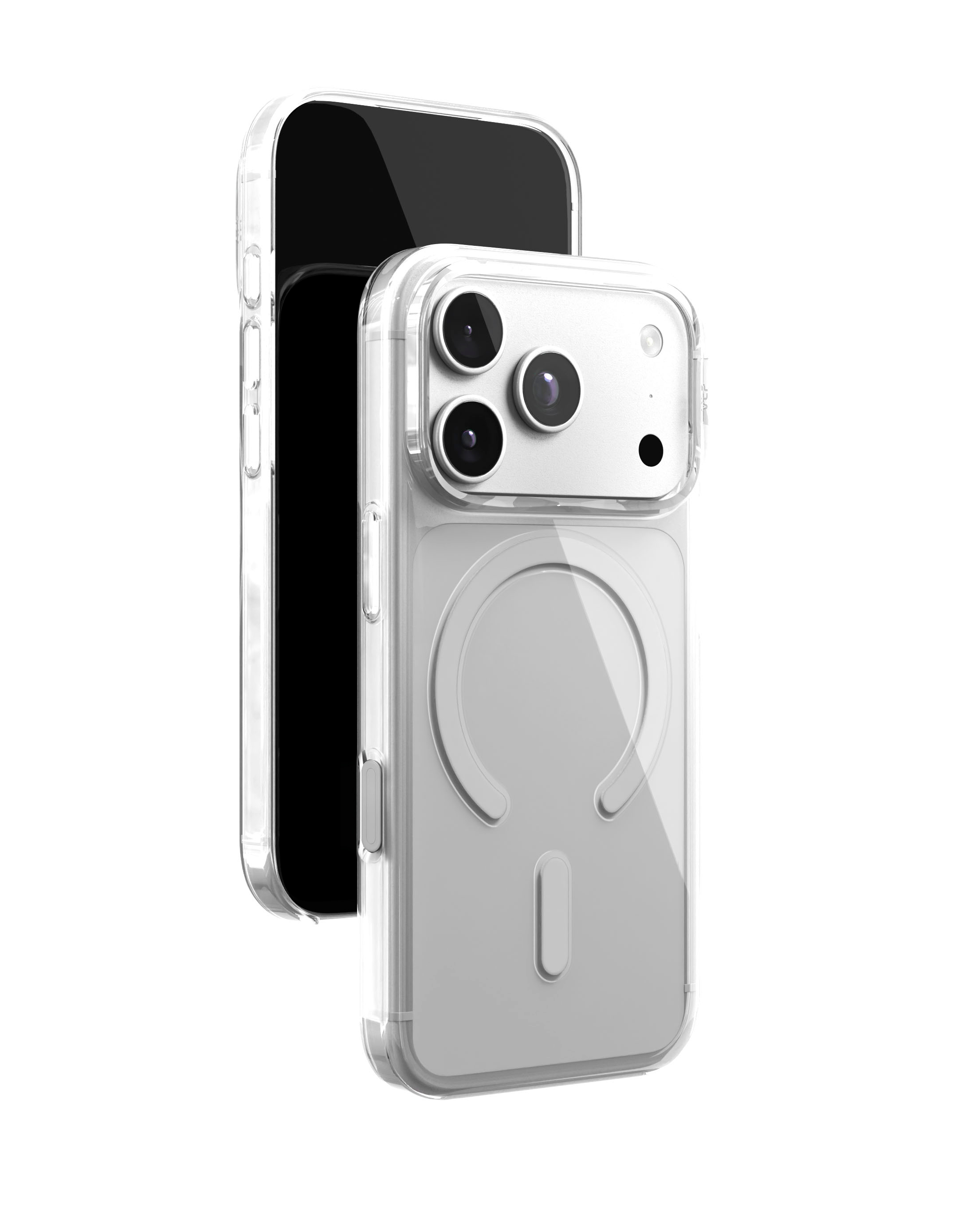 Чехол защитный VLP Puro Case с MagSafe для iPhone 18 Pro Max, прозрачный (10521031)