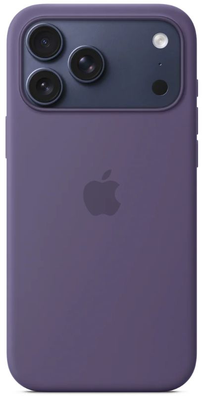 Apple Silicone Case с MagSafe для iPhone 17 Pro, фиолетовый (Purple Fog) MGFG4FE/A