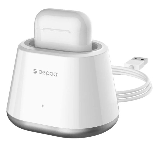 Зарядная станция Deppa Charging dock for Apple AirPods, белый