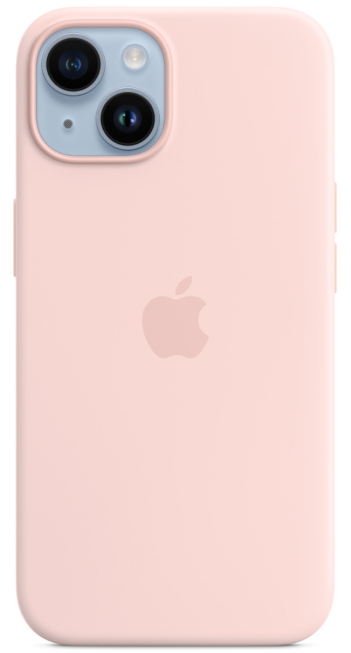 Силиконовый чехол MagSafe для iPhone 14 - Chalk Pink (MPRX3ZM/A)