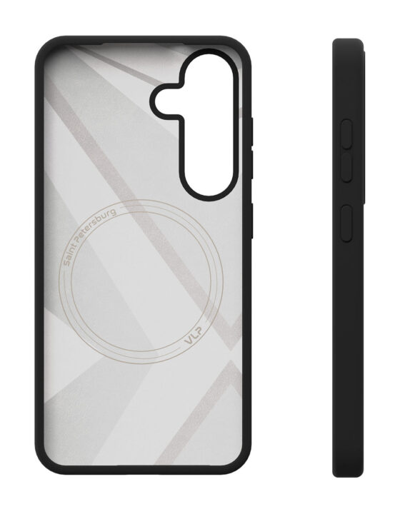 Чехол VLP Aster Case с MagSafe для Samsung Galaxy S25, черный (1057108)