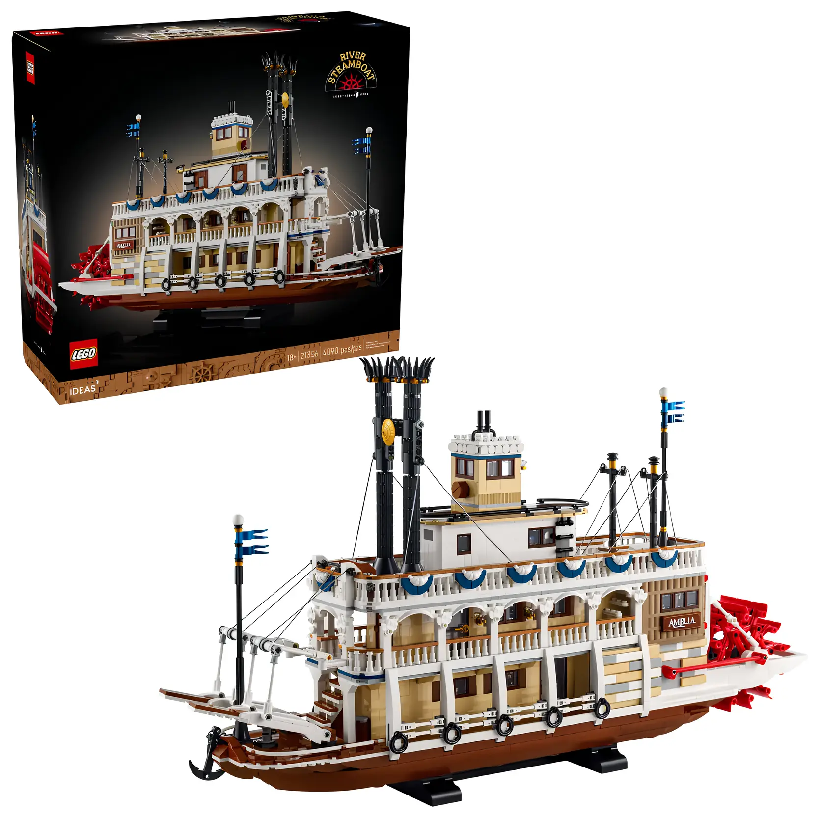 Конструктор LEGO Ideas 21356 Речной пароход