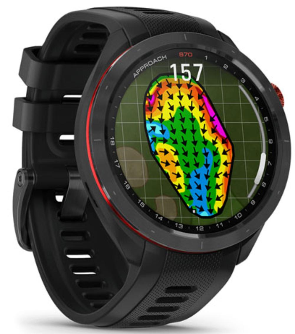 Смарт-часы Garmin Approach S70 47mm, Black (010-02746-52 HK)