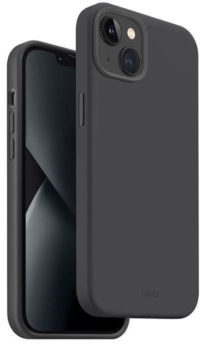 Чехол Uniq Lino Hue с MagSafe для iPhone 14 Plus, серый (IP6.7M(2022)-LINOHMGRY)