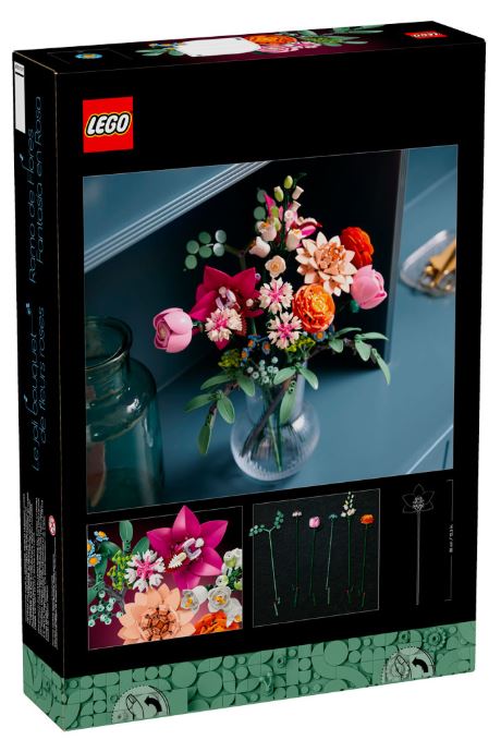 LEGO Коллекционные наборы 10342 Красивый розовый букет цветов