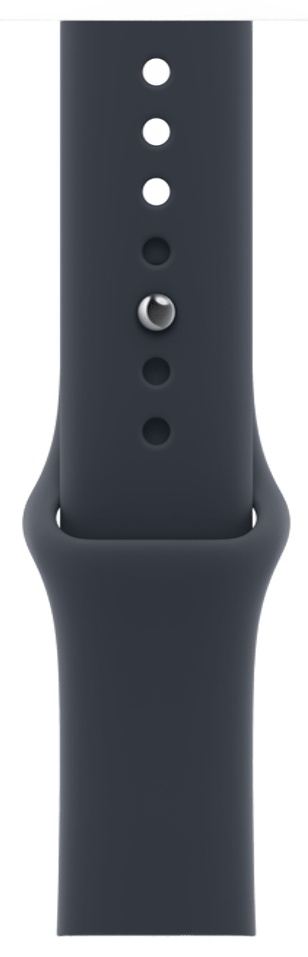 Apple Watch Series 12 42mm Light Gold Aluminum Case with Sport Band Navy Blue