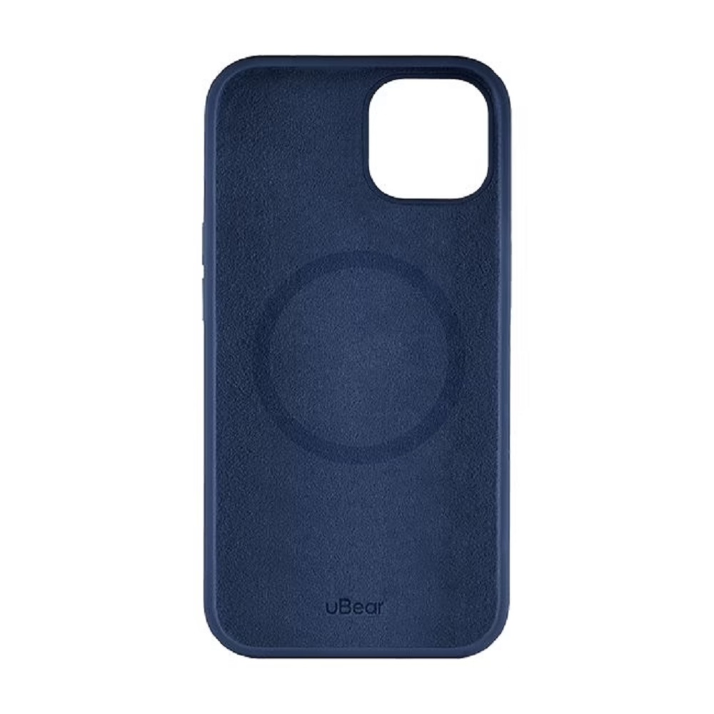 Чехол силиконовый uBear Touch Case с Magsafe для iPhone 13, темно-синий