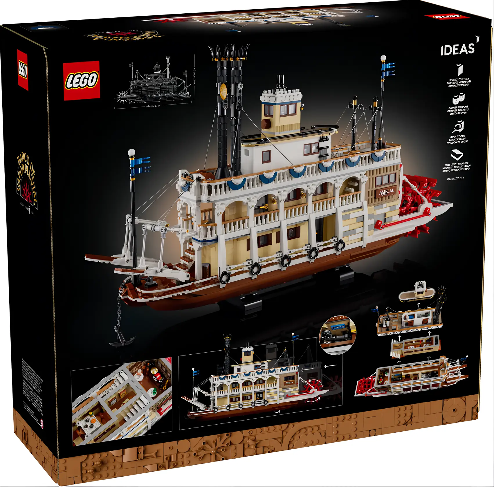 Конструктор LEGO Ideas 21356 Речной пароход