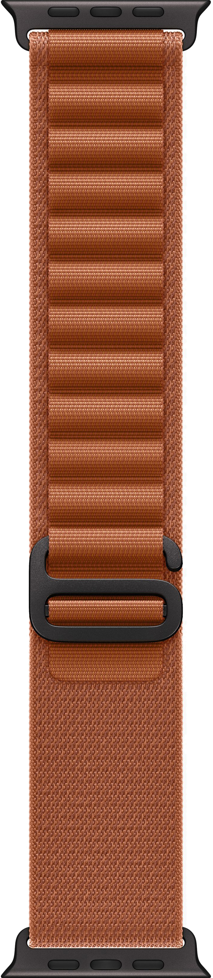 Apple Watch Ultra 3 (2025) 49mm Black Titanium Case with Terra Cotta Alpine Loop Small
