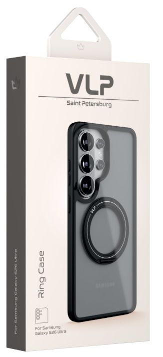 VLP Ring Case с MagSafe для Samsung Galaxy S26 Ultra, черный (1059022)