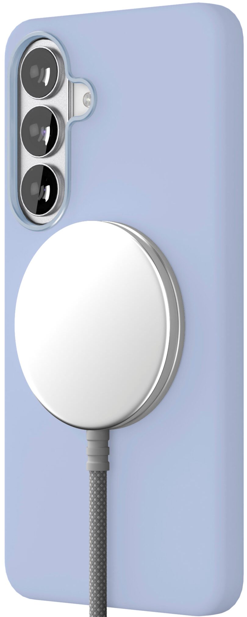 Чехол защитный VLP Aster Pro Case с MagSafe для Samsung Galaxy S26 Plus, голубой (10524221)