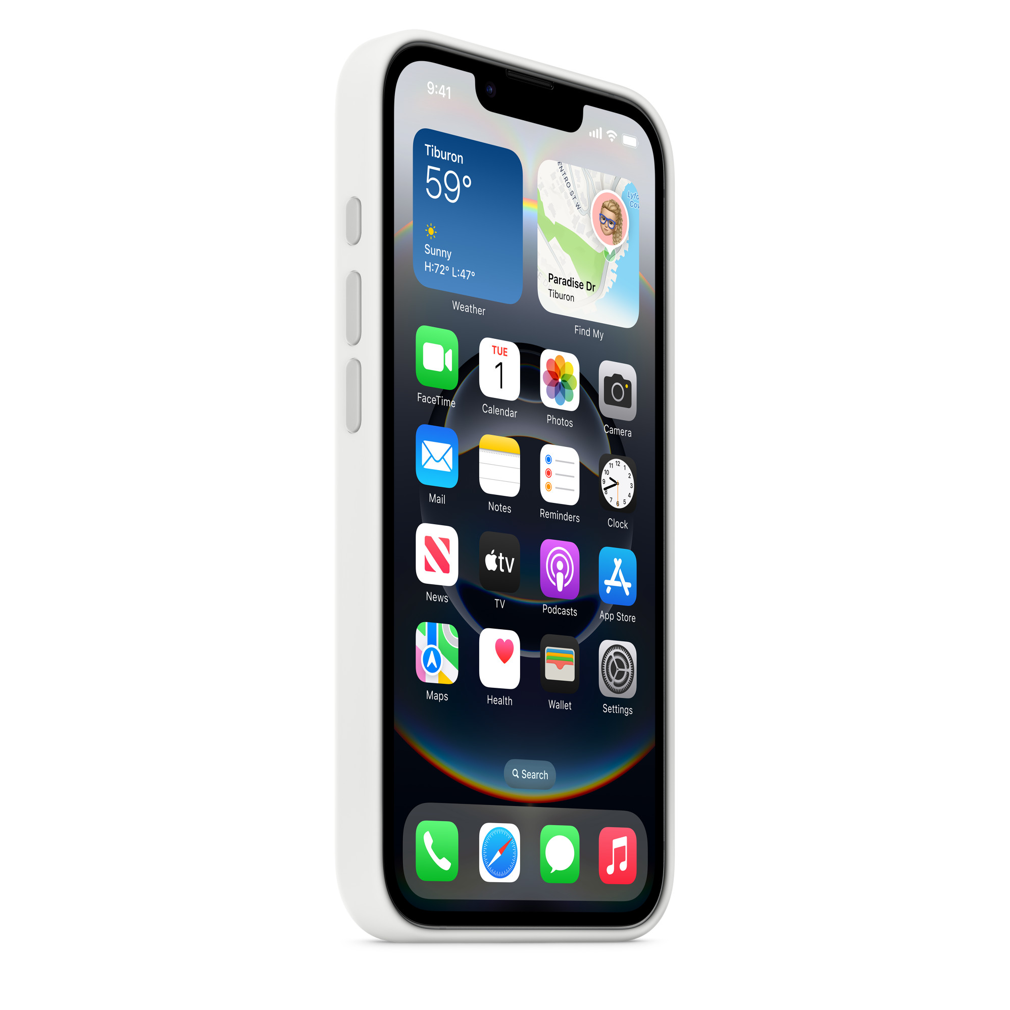 Чехол Apple для iPhone 16e Silicone Case, белый (MD3P4ZM/A)