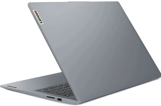 Lenovo IdeaPad Slim 3 15AMN8 15.6" (AMD Ryzen 5 7520U, AMD Radeon 610M) 16ГБ, 512ГБ, noOS, серебристый (82XQ00JPRK)
