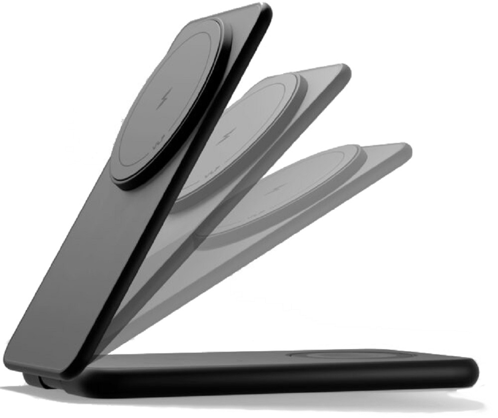 Беспроводное зарядное устройство VLP Alum Power Pro для Samsung, черный (1092014)