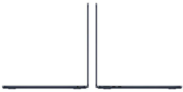 Apple MacBook Air 15 (M4, 10C CPU/10C GPU, 2025), 16 ГБ, 256 ГБ SSD, Midnight (темная ночь) MW1L3 (RU)