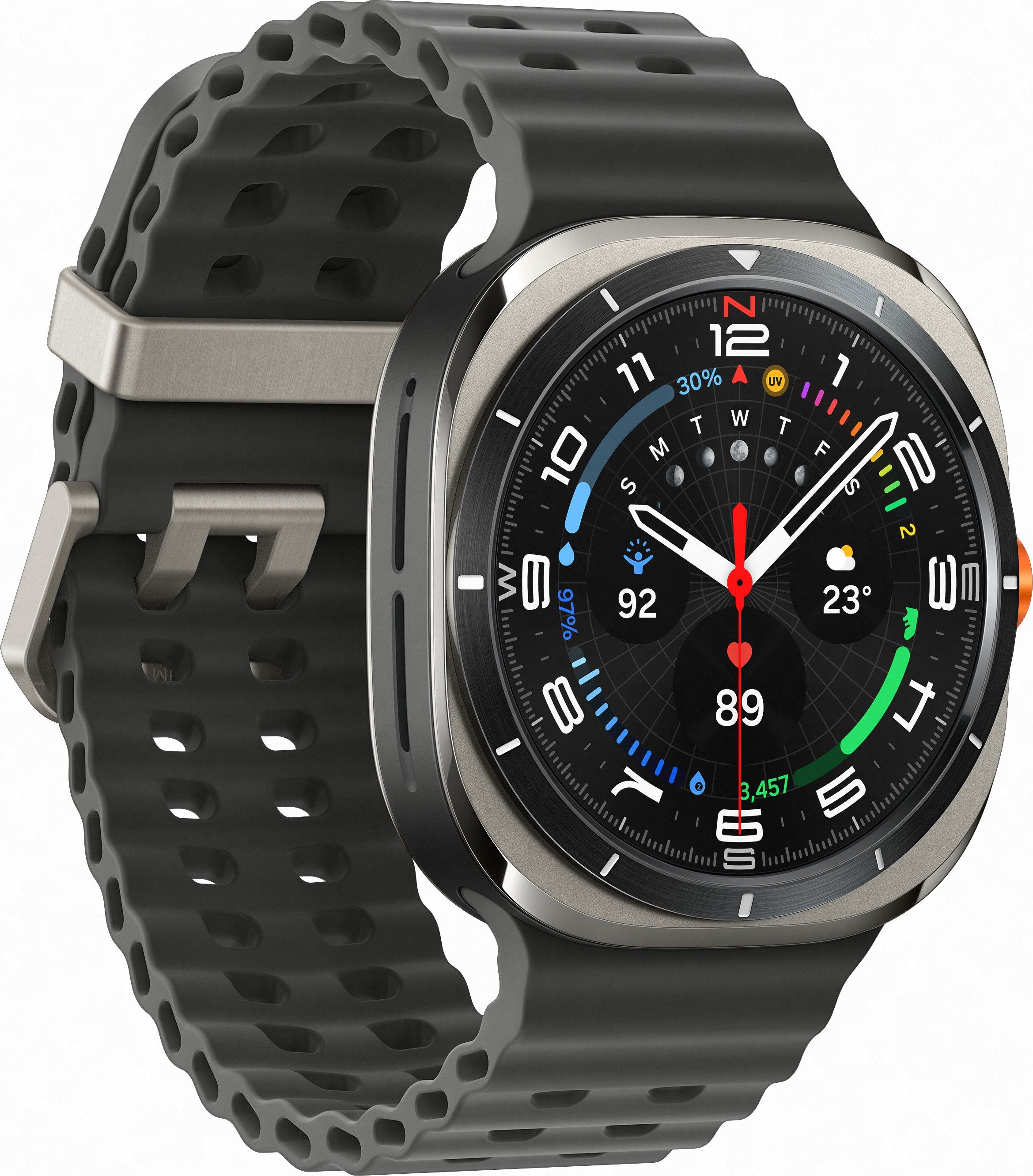 Умные часы Samsung Galaxy Watch Ultra (2025) 47мм, серый титан