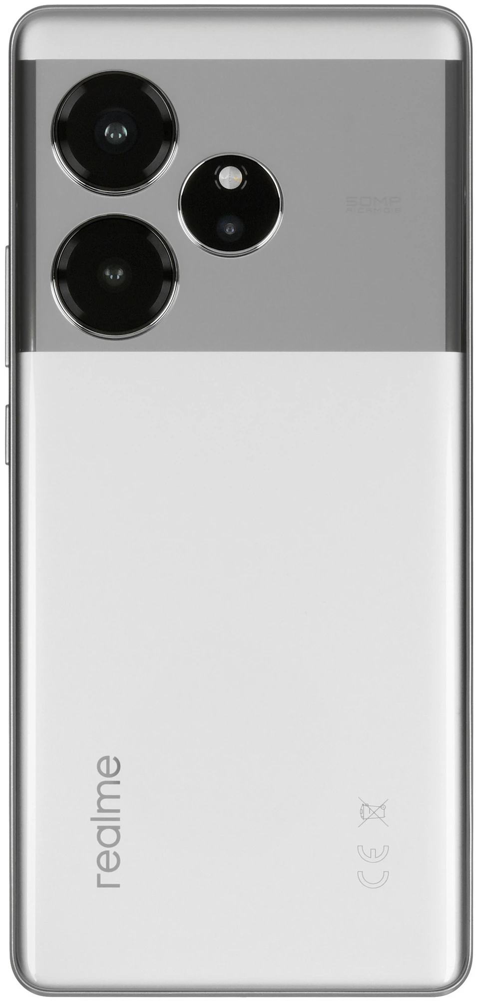 Смартфон Realme GT 6 5G 12/256 ГБ, серебристый