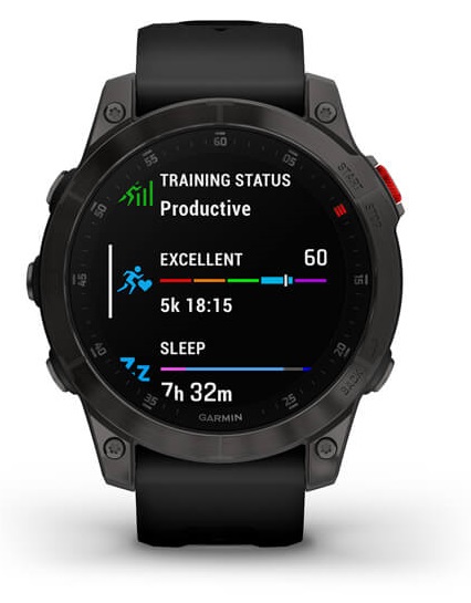 Garmin Epix (Gen 2) Sapphire, черный (010-02582-11)