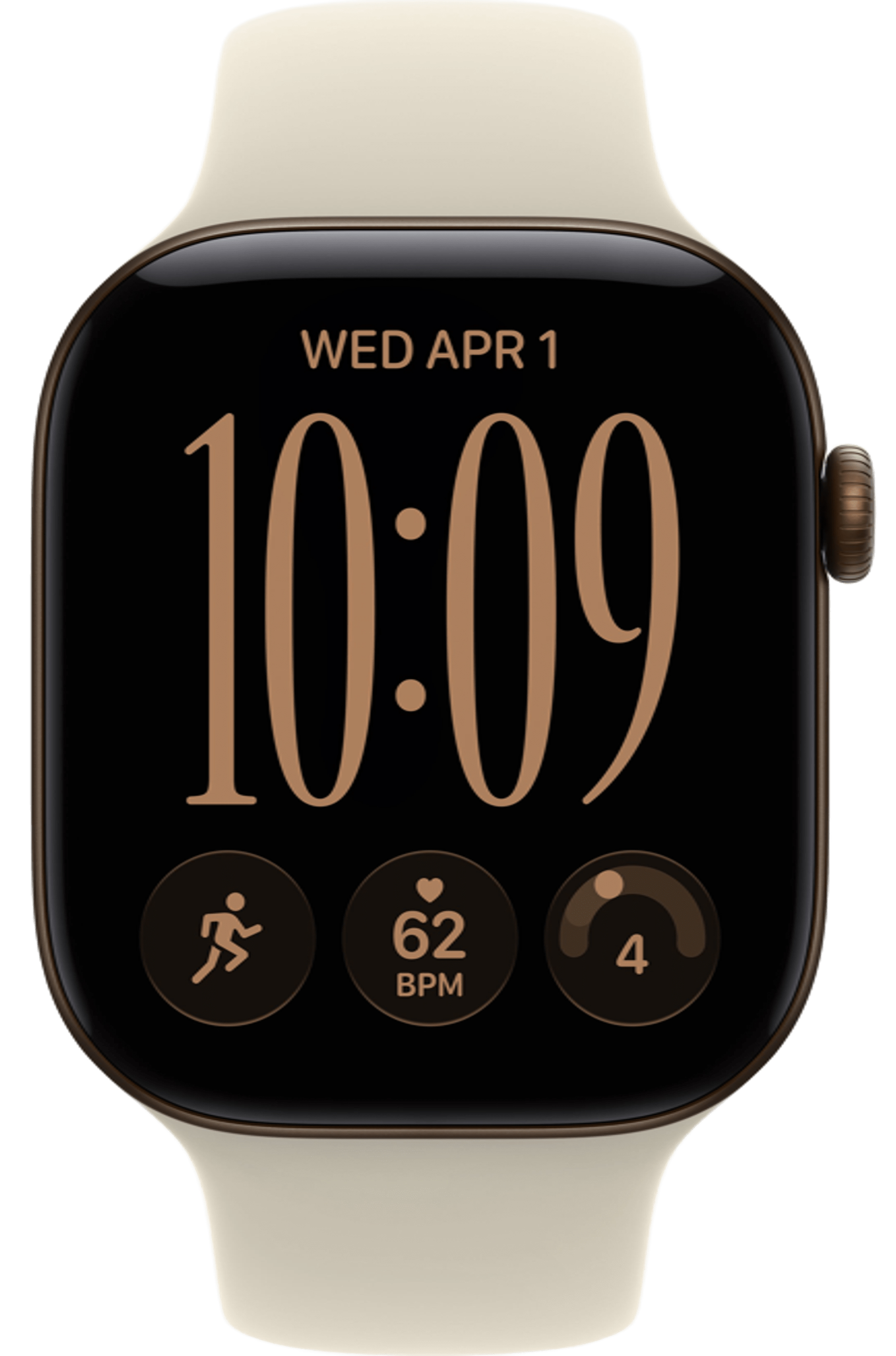 Apple Watch Series 12 46mm Dark Bronze Aluminum Case with Sport Band Sand