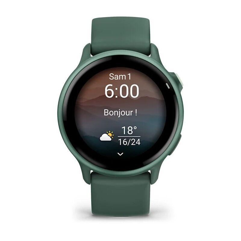 Garmin Vivoactive 6, яшмовый с зеленым ремешком (010-02985-02)