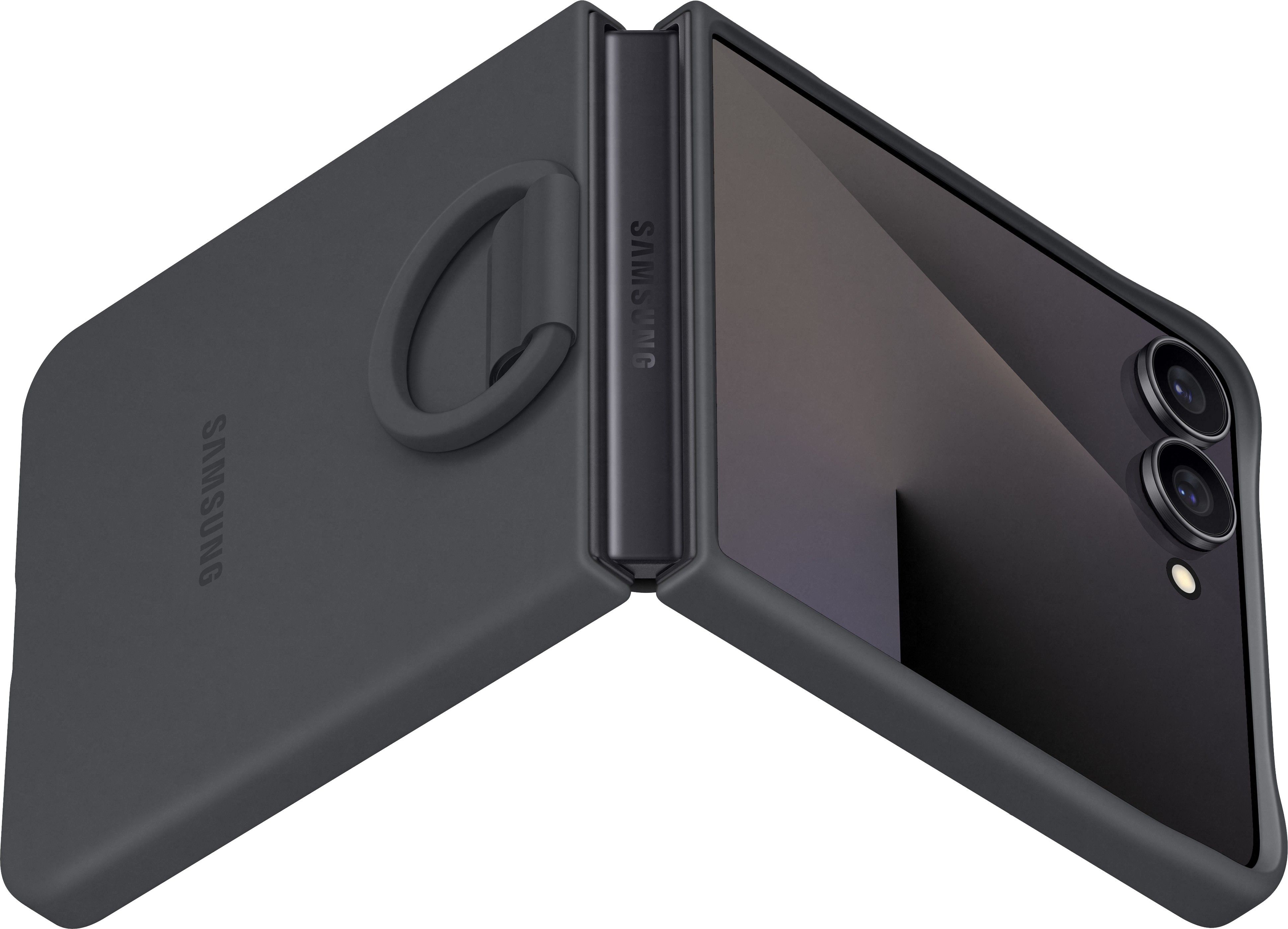 Чехол Samsung Ring Case для Galaxy Z Flip7, черный (EF-PF766TBEGRU)