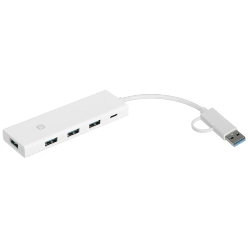 Разветвитель Xiaomi Multifunctional HUB 4-in-1 Dual Head Splitter, белый (XMSTFXQ01YM)