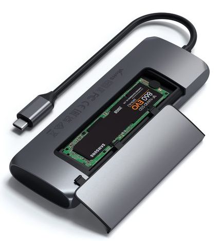 Адаптер Satechi USB-C Hybrid Multiport Adapter