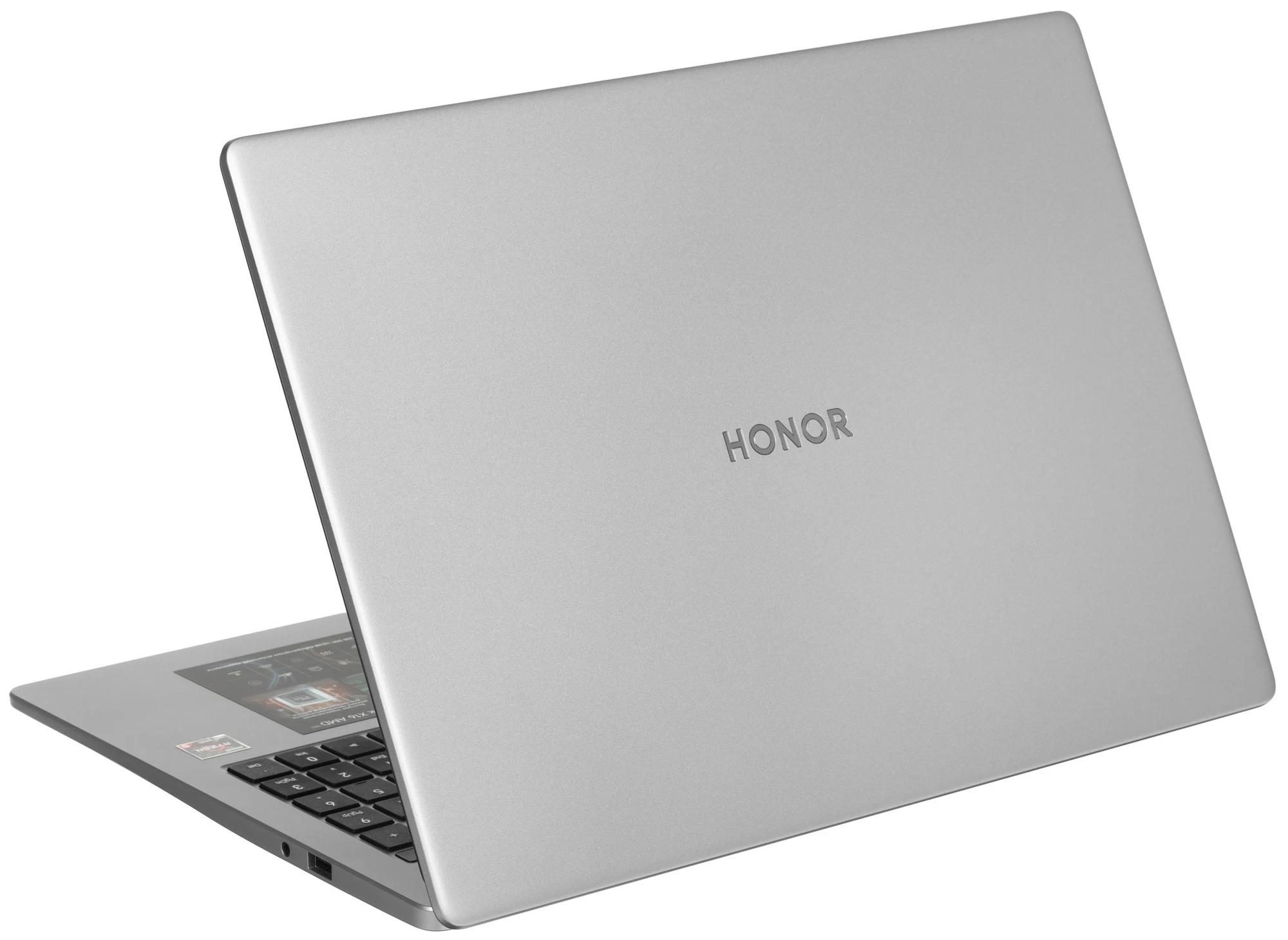 Ноутбук Honor MagicBook X16 AMD 2025 (AMD Ryzen 5 6600H, AMD Radeon 660M) 16ГБ, 512ГБ SSD, Windows 11 Home, серый (5301APLL)