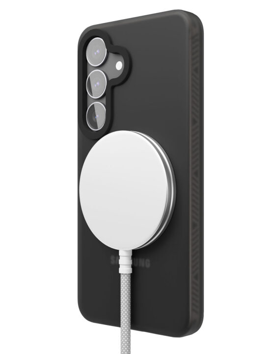 Чехол VLP Moon Case с MagSafe для Samsung Galaxy S25 Plus, черный (10519008)