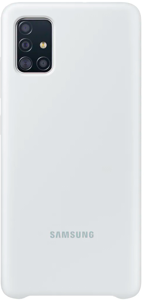 Чехол Samsung Silicone Cover для Galaxy A51 (EF-PA515TWEGRU), белый