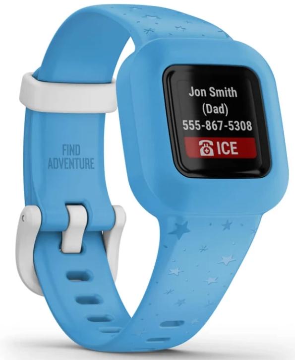 Фитнес-браслет детский Garmin Vivofit JR 3, Blue Stars (010-02441-02)