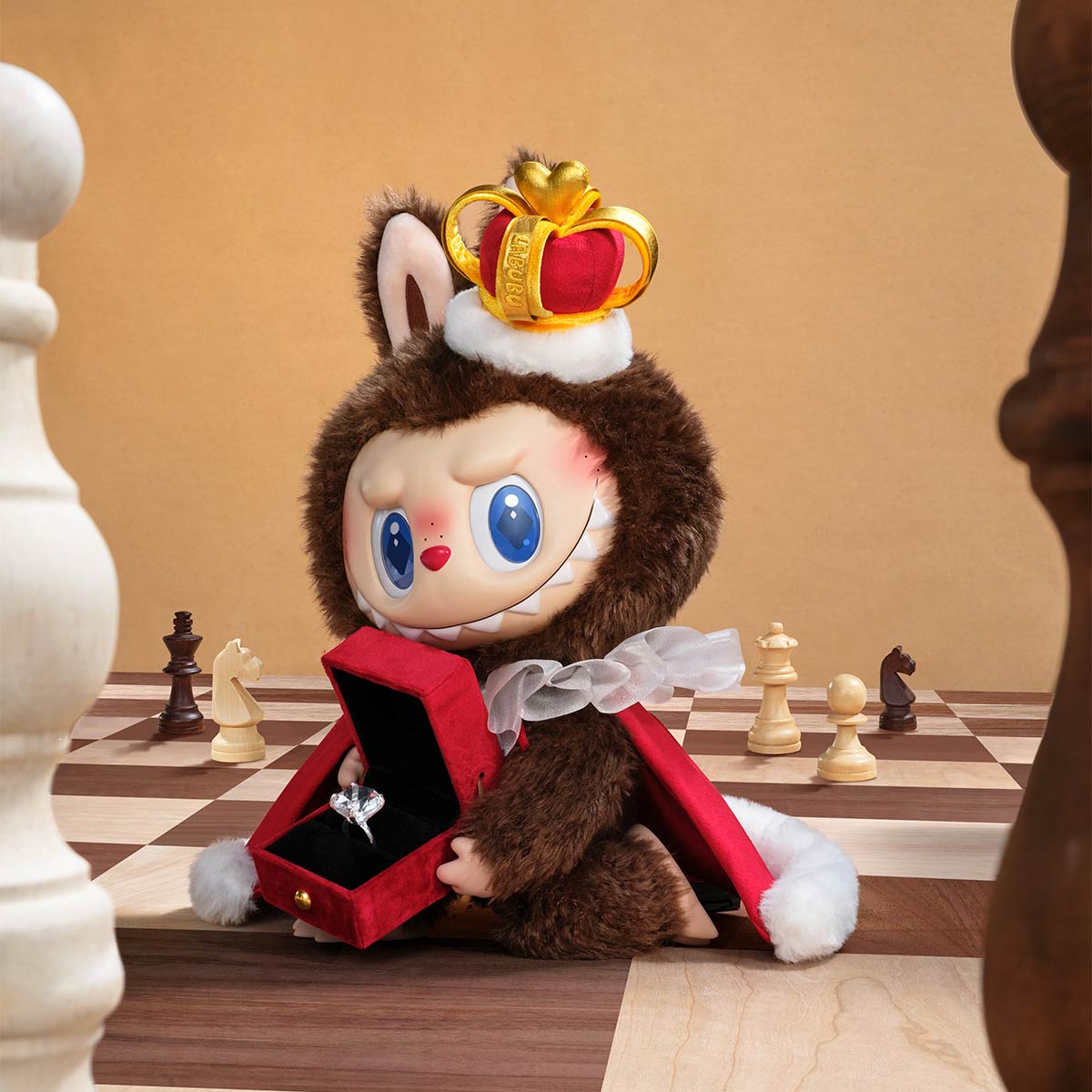 Игрушка Labubu The Monsters Let's Checkmate Vinyl Plush Doll (Pop Mart)