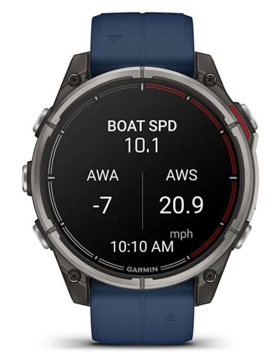 Garmin Quatix 8 47mm AMOLED Sapphire, Black (010-02904-50)