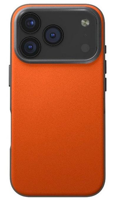 Uniq Lyden DS с MagSafe для iPhone 17 Pro, Flame Orange/Flint Grey (IP6.3P(2025)-LDSFORGFGRY)