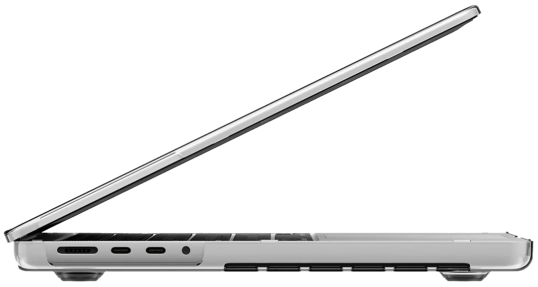 Чехол Uniq Pro Vero для MacBook Pro 14 (M4), прозрачный (MP14-VEROCCLR)