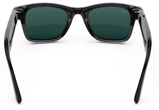 Умные очки Ray Ban Meta Wayfarer (Gen3) 154-53 Transparent Black/Transitions Aquamarine