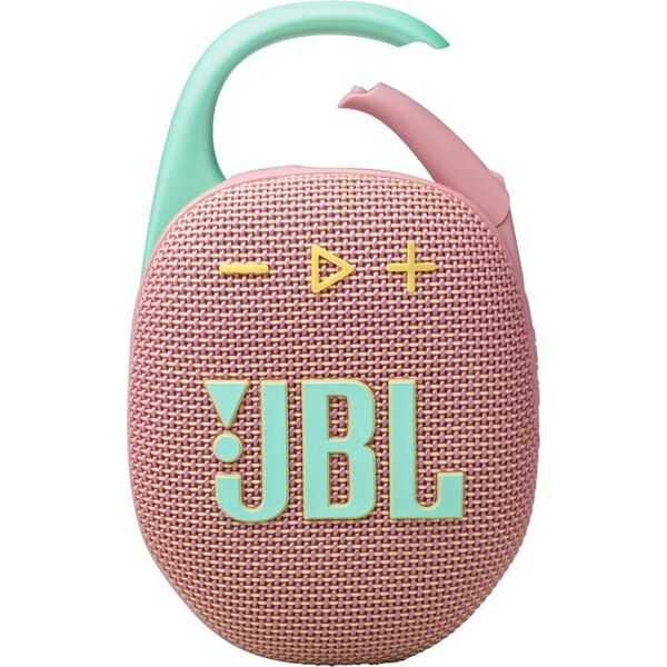 Портативная акустика JBL Clip 5, розовый