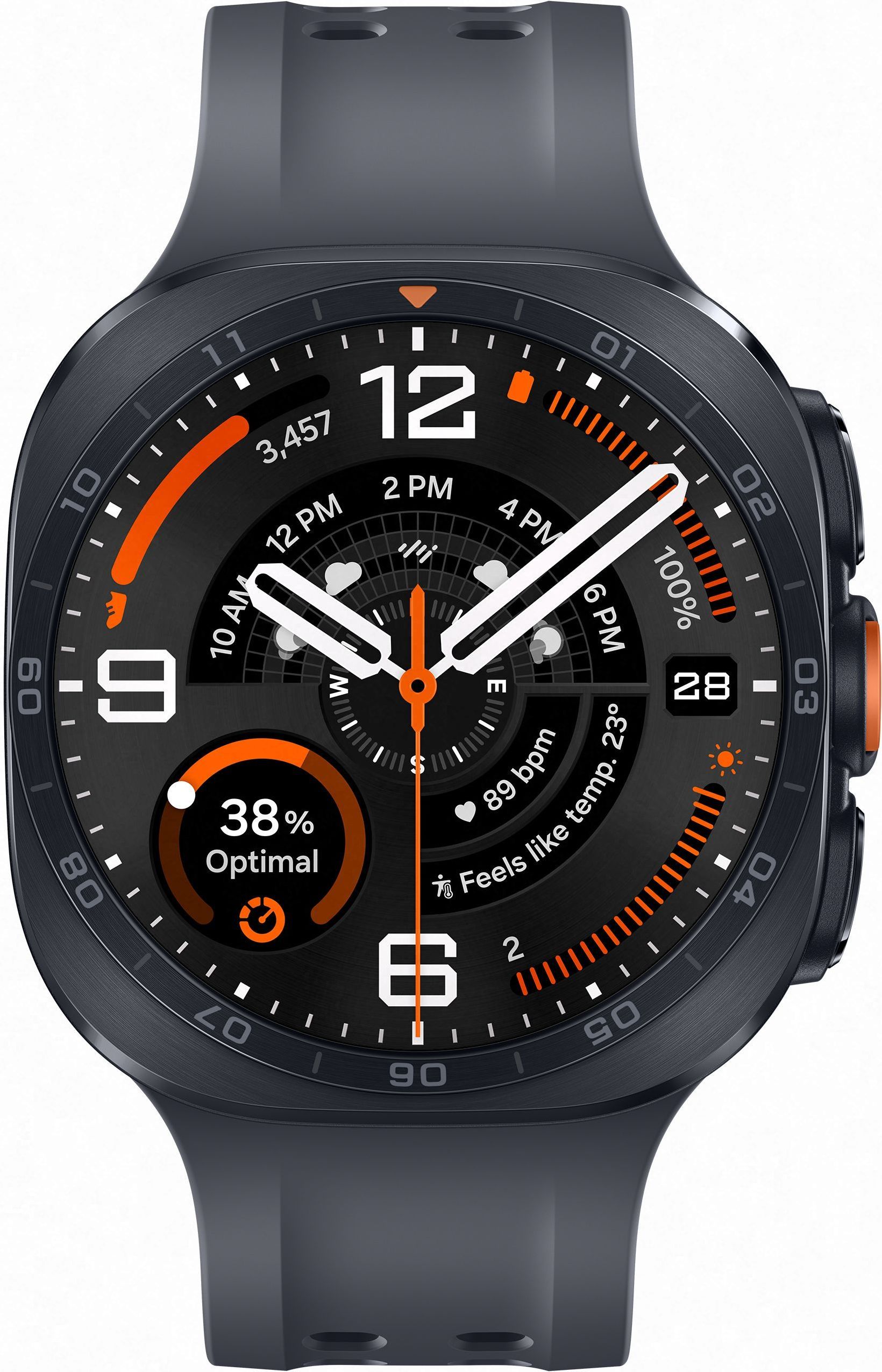 Samsung Galaxy Watch Ultra2 LTE 47 мм, черный титан