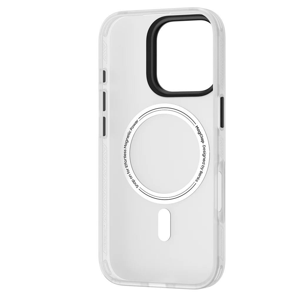 Чехол силиконовый Benks Lucid Armor Case с MagSafe для iPhone 16 Pro, белый (C.K.PC.AP.WE.0065)
