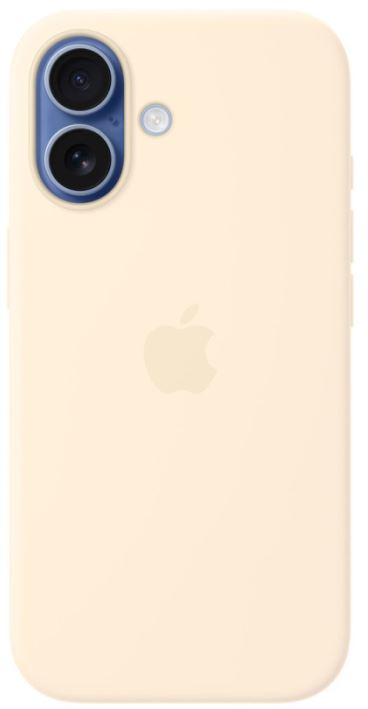 Apple Silicone Case с MagSafe для iPhone 17, ванильный