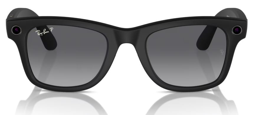 Meta Ray-Ban Wayfarer RW4006 150-50 Matte Black/Polar Gradient Graphite (8056597982788)