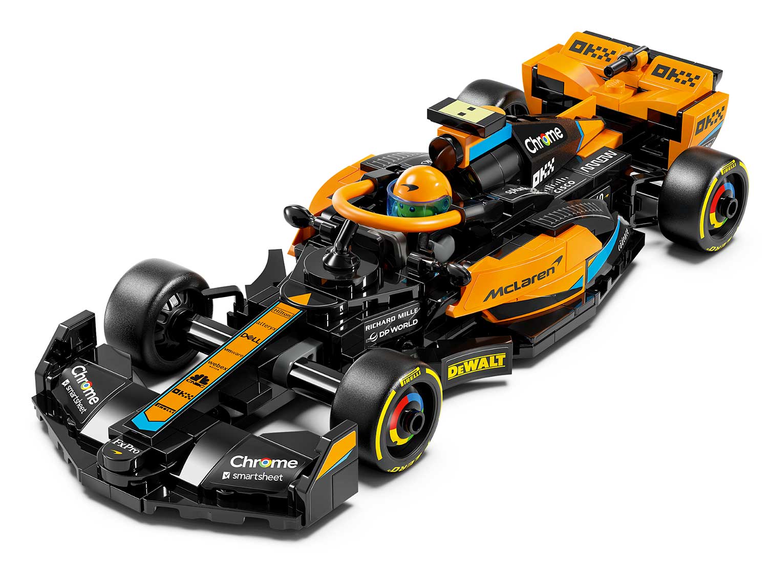 Конструктор LEGO Speed Champions 76919 Гоночный автомобиль McLaren Формулы-1 2023